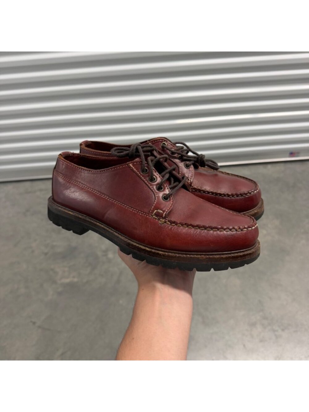 L.L. Bean 2000s Leather Lug Sole Shoes